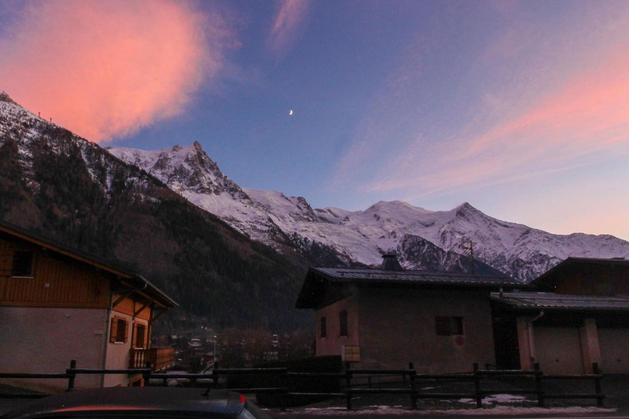 Les Pecles Mt Blanc - Chamonix Center Daire Dış mekan fotoğraf